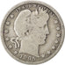 Etats-Unis, Barber Quarter Dollar 1895 Philadelphie, KM 114