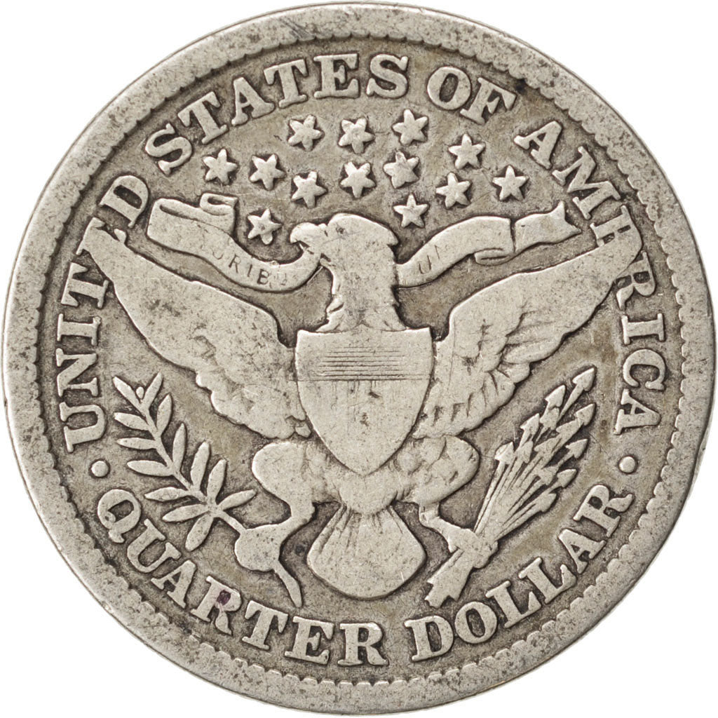 Etats-Unis, Barber Quarter Dollar 1895 Philadelphie, KM 114