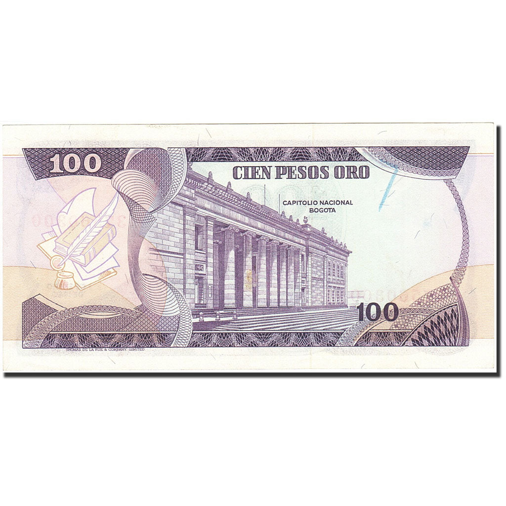 Banconote, Colombia, 100 Pesos Oro, 1977-1979, KM:418b, 1980-01-01, SPL