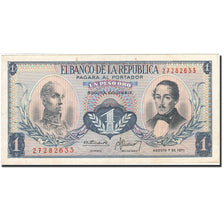 Billete, 1 Peso Oro, 1959-1960, Colombia, KM:404e, 1971-08-07, MBC