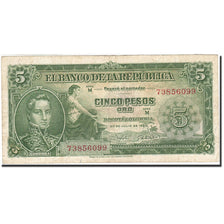 Kolumbien, 5 Pesos Oro, 1959-1960, 1960-07-20, KM:405, S
