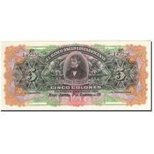 Billet, Costa Rica, 5 Colones, 1900, 1903-01-01, KM:S122r, SUP