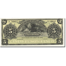 Banknote, Costa Rica, 5 Pesos, 1900, 1899-04-01, KM:S163r1, UNC(65-70)