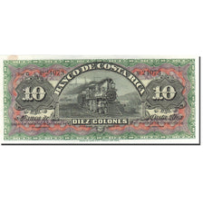 Banknote, Costa Rica, 10 Colones, 1901, 1901-1908, KM:S174r, UNC(63)