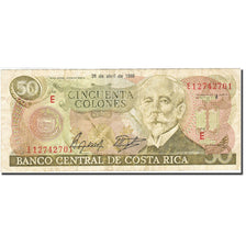Geldschein, Costa Rica, 50 Colones, 1983-1988, 1988-04-26, KM:253, S