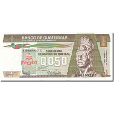Banknote, Guatemala, 1/2 Quetzal, 1983, 1986-01-03, KM:65, UNC(65-70)