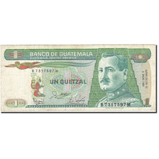 Banknot, Guatemala, 1 Quetzal, 1983, 1988-01-06, KM:66, VF(20-25)