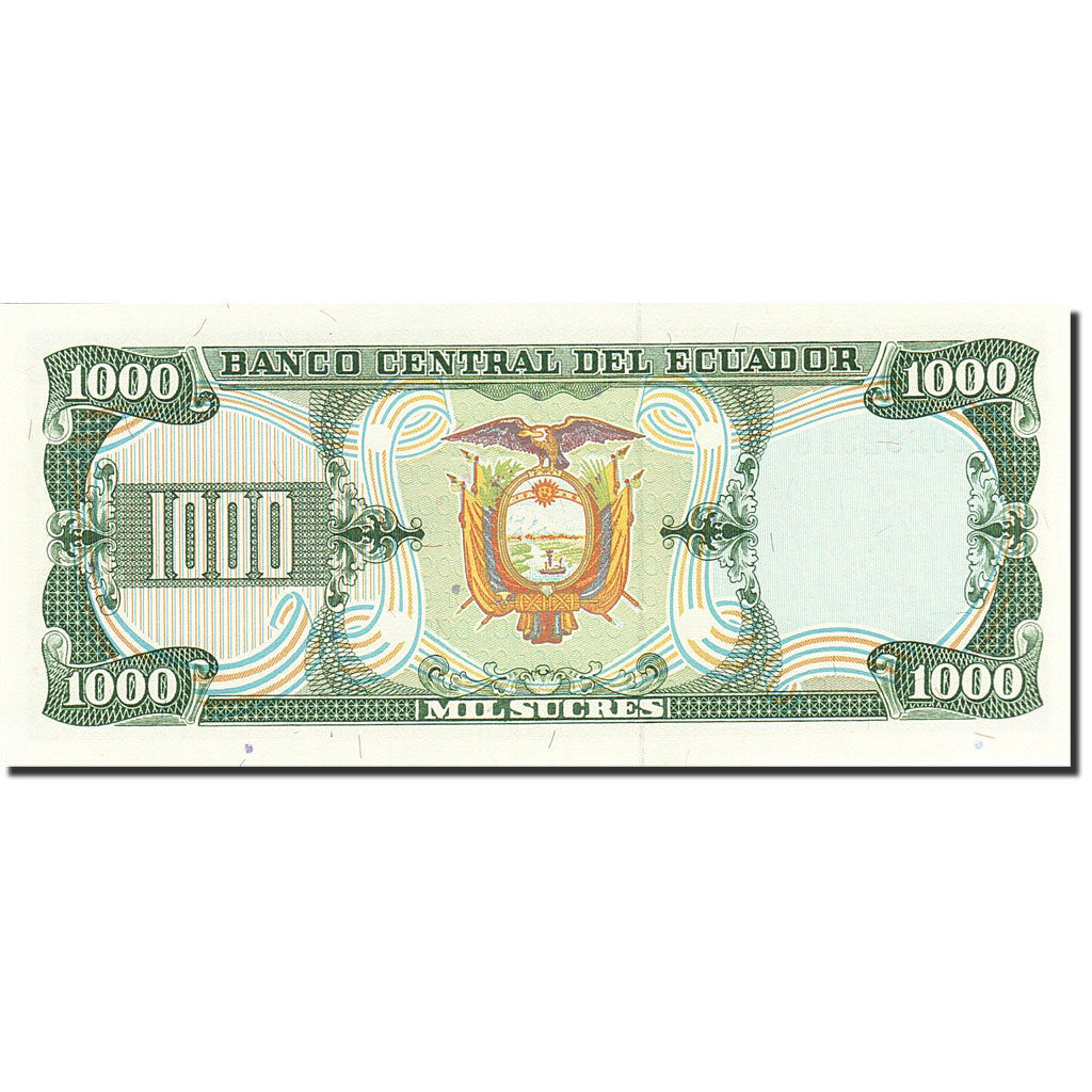 Banknote, Ecuador, 1000 Sucres, 1984-1988, 1988-06-08, KM:125b, UNC(65-70)
