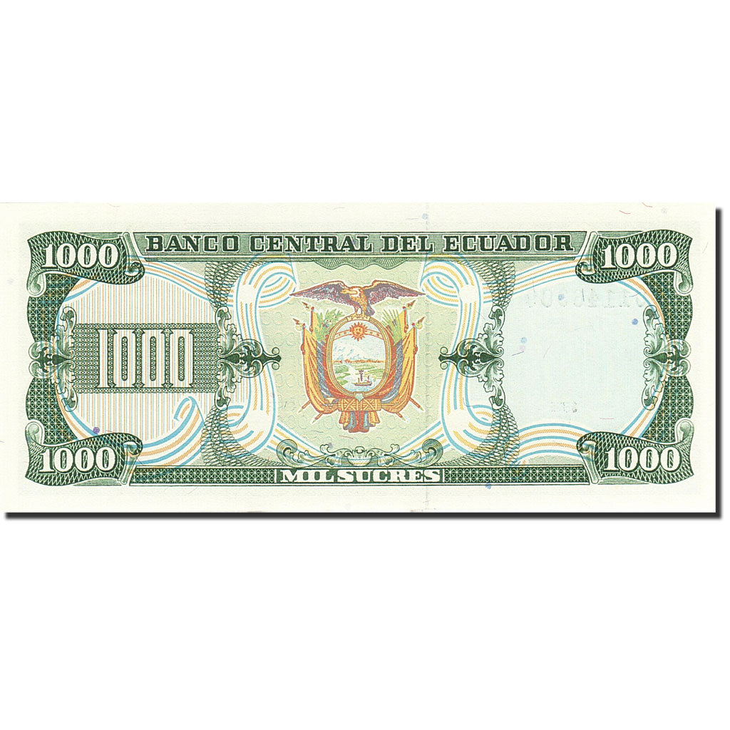 Banknote, Ecuador, 1000 Sucres, 1984-1988, 1988-06-08, KM:125b, UNC(65-70)
