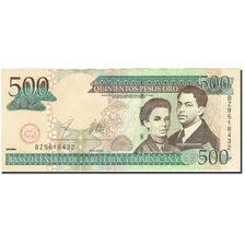 Dominican Republic, 500 Pesos Oro, 2001-2002, KM:172b, 2003, AU(55-58)