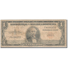 Dominican Republic, 1 Peso Oro, 1962, KM:91a, Undated (1962-1963), VG(8-10)