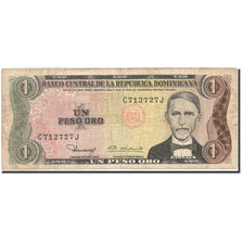 República Dominicana, 1 Peso Oro, 1977-1980, KM:117a, 1980-1982, BC