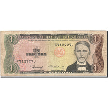 Dominican Republic, 1 Peso Oro, 1977-1980, KM:117a, 1980-1982, TB