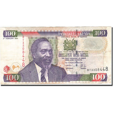 Banknote, Kenya, 100 Shillings, 2003-2004, 2004-02-02, KM:42a, EF(40-45)