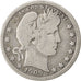 UNITED STATES, Barber Quarter, Quarter, 1909, U.S. Mint, KM #114, VF(20-25),...