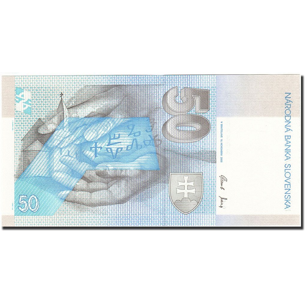Slovakia, 50 Korun, 1993-2005, 2005-11-16, KM:21e, UNC(65-70)