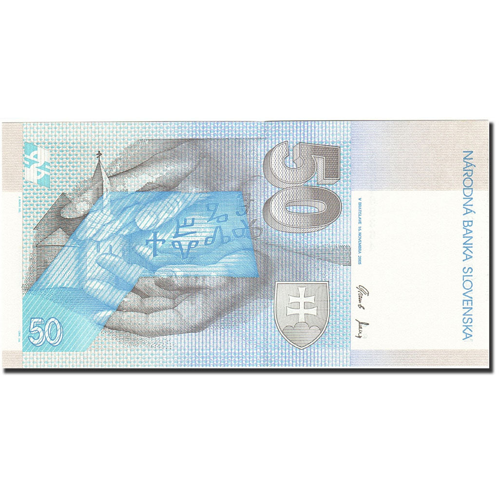 Banknote, Slovakia, 50 Korun, 1993-2005, 2005-11-16, KM:21e, UNC(65-70)