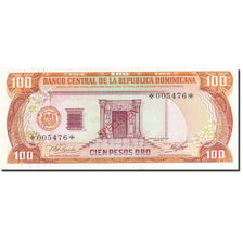 Billete, 100 Pesos Oro, 1977-1980, República Dominicana, KM:122s1, 1977, UNC