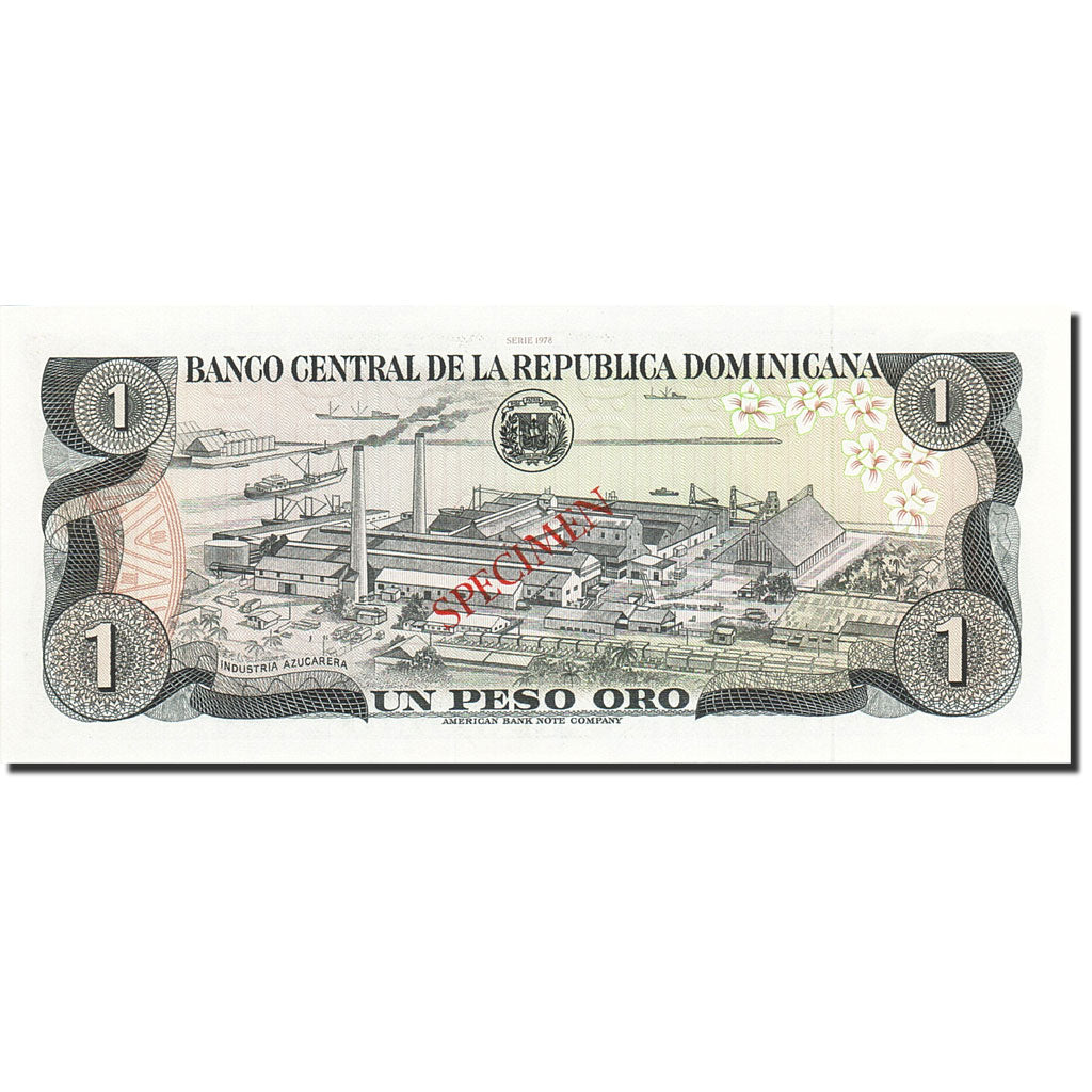 Billet, Dominican Republic, 1 Peso Oro, 1977-1980, 1978, KM:116s, SPL