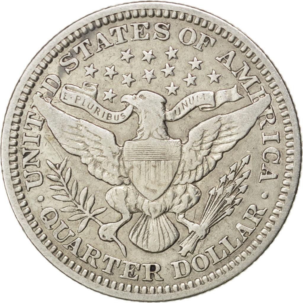 Etats-Unis, Barber Quarter Dollar 1915 Philadelphie, KM 114