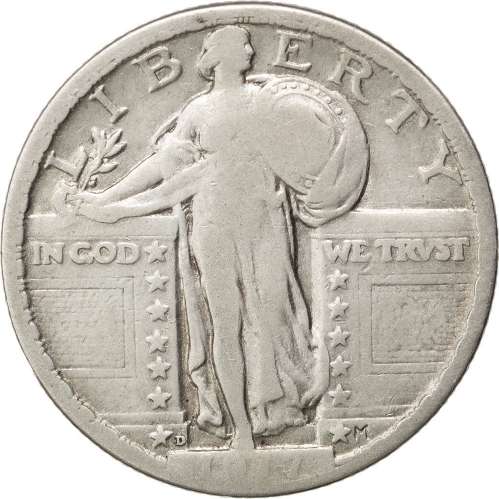 UNITED STATES, Standing Liberty Quarter, Quarter, 1917, U.S. Mint, KM #145,...