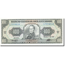 Banknote, Ecuador, 100 Sucres, 1984-1988, 1991-10-11, KM:123Aa, UNC(65-70)