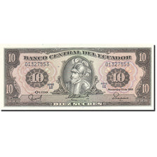 Banknot, Ekwador, 10 Sucres, 1984-1988, 1988-11-22, KM:121, UNC(65-70)