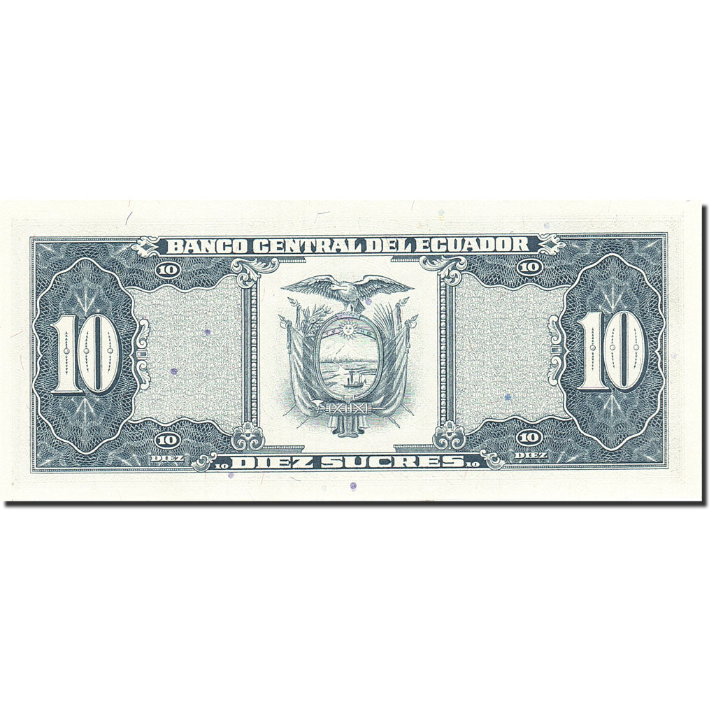 Billet, Équateur, 10 Sucres, 1984-1988, 1988-11-22, KM:121, NEUF