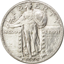UNITED STATES, Standing Liberty Quarter, Quarter, 1926, U.S. Mint, KM #145,...