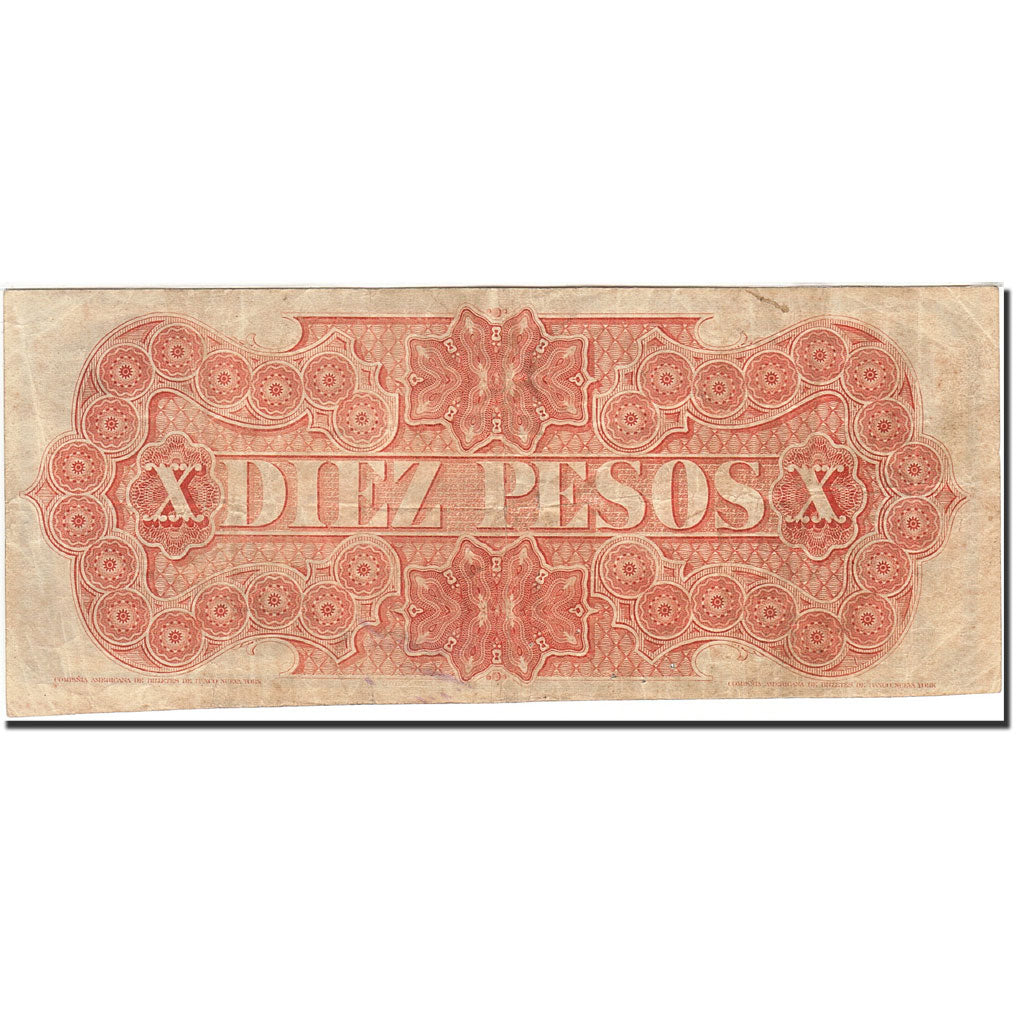 Uruguay, 10 Pesos = 1 Doblon, 1867-1869, 1867-08-01, KM:S385a, VF(20-25)