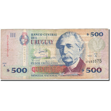 Uruguay, 500 Pesos Uruguayos, 1994-1997, KM:78a, 1994, BC