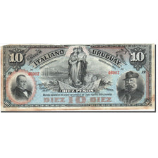Uruguay, 10 Pesos, 1887, 1887-09-20, KM:S212a, EF(40-45)