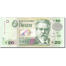 Billet, Uruguay, 20 Pesos Uruguayos, 2003-2011, 2008, KM:86a, SUP