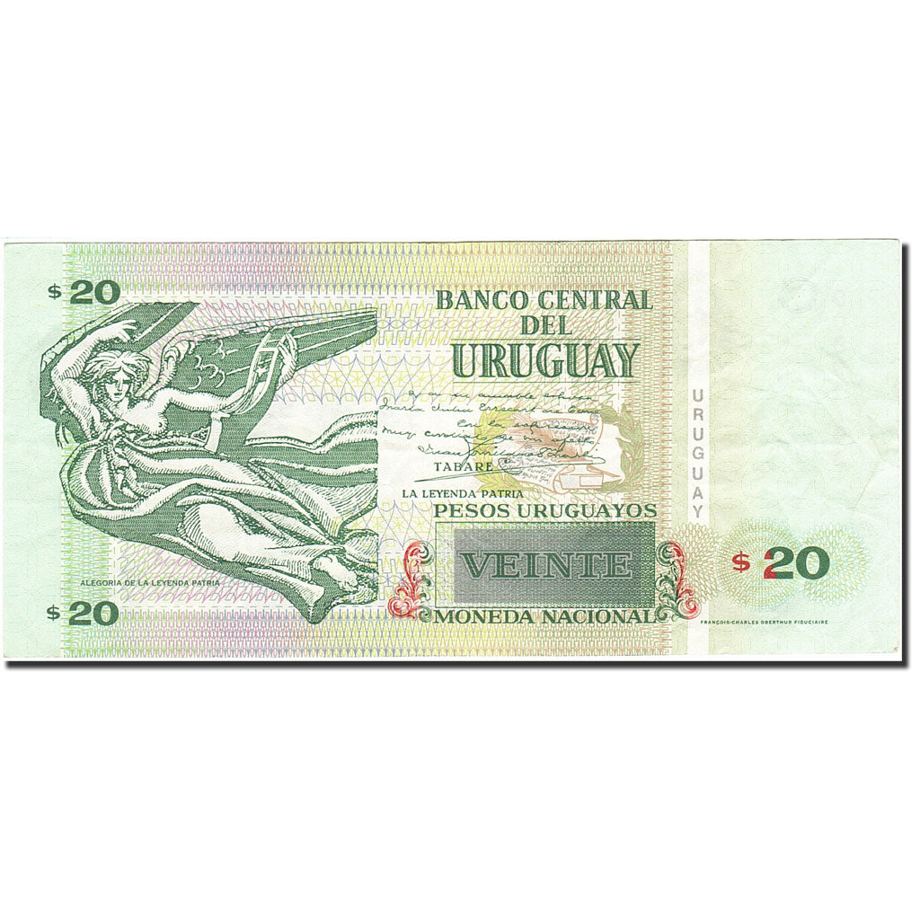 Billete, 20 Pesos Uruguayos, 2003-2011, Uruguay, KM:86a, 2008, EBC