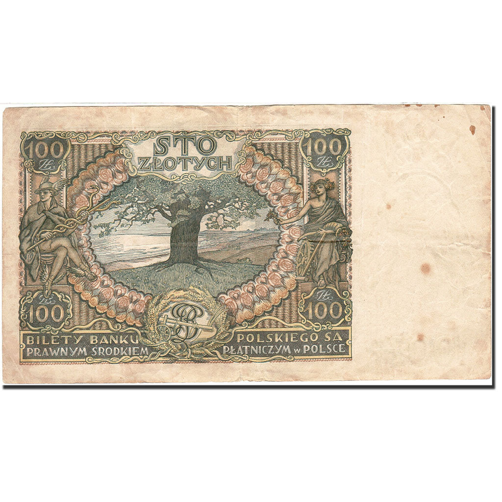 Polonia, 100 Zlotych, 1930-1932, KM:74a, 1932-06-02, MB