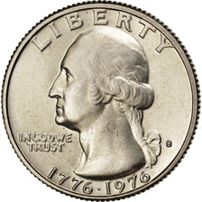 UNITED STATES, Washington Quarter, Quarter, 1976, U.S. Mint, KM #204, MS(63),...