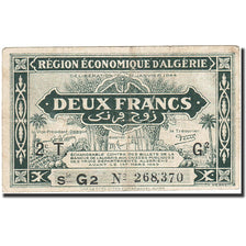 Billet, Algeria, 2 Francs, 1944, 1944-01-31, KM:102, TTB