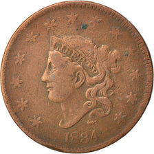 United States, 1 Cent, 1834, KM #45, VF(20-25), Copper, 10.03