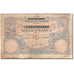 Tunisia, 1000 Francs on 100 Francs, Undated (1942), Undated (1942-1943), KM:31