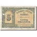 Maroc, 5 Francs, 1943, KM:24, 1944-03-01, B+
