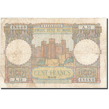 Maroc, 100 Francs, 1948-1951, KM:45, 1951-04-19, B+