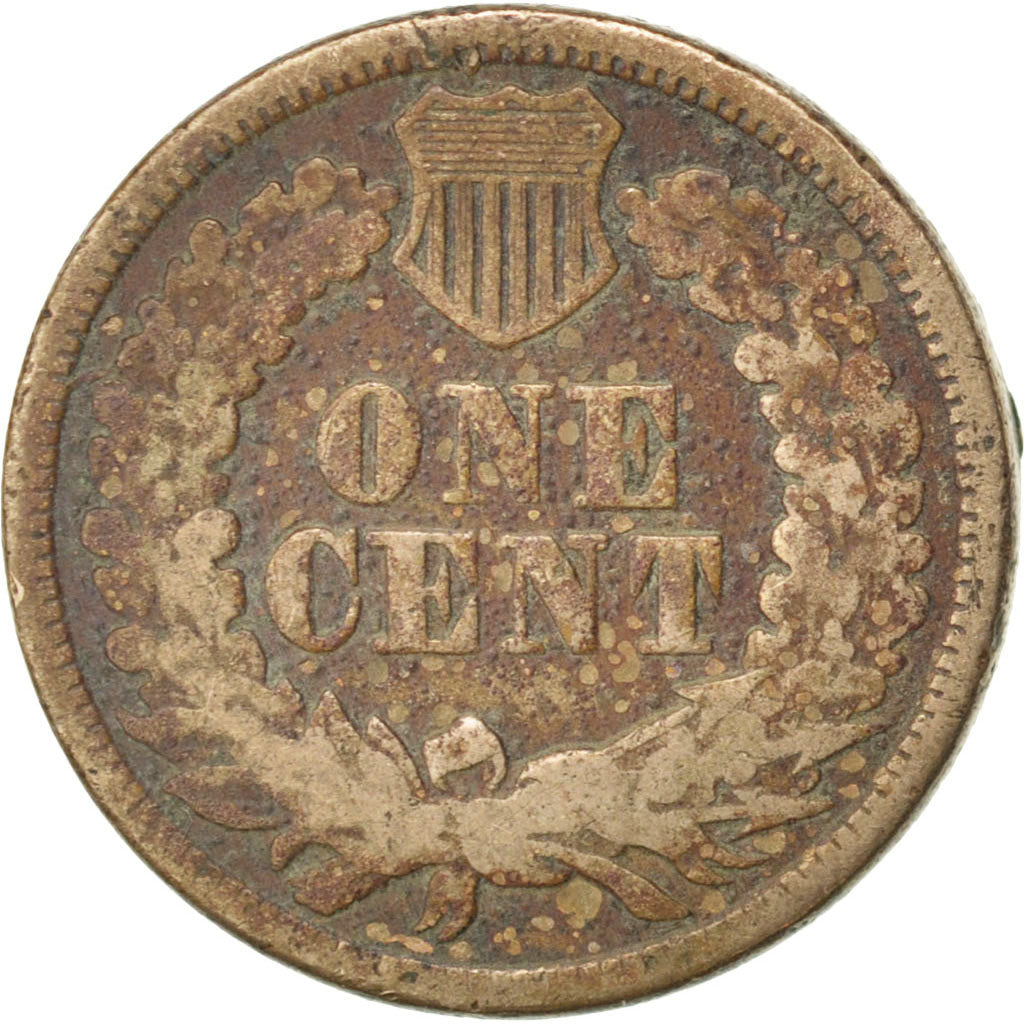 UNITED STATES, Indian Head Cent, Cent, 1863, U.S. Mint, KM #90, VF(20-25),...