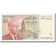 Banknote, Morocco, 20 Dirhams, 1996, 1996, KM:67a, UNC(63)