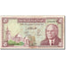 Banknote, Tunisia, 5 Dinars, 1965-1969, 1965-06-01, KM:64a, VF(20-25)