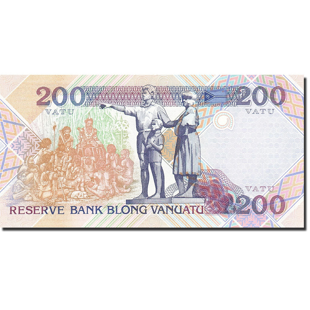 Vanuatu, 200 Vatu, 1995, Undated (1995), KM:8a, UNC(65-70)