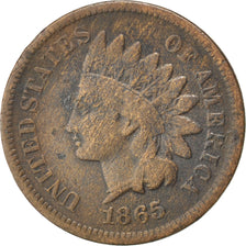 United States, 1 Cent, 1865, KM #90a, VF(20-25), Bronze, 3.00