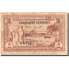 Tunisie, 50 Centimes, 1943, 1943-07-15, KM:54, TB