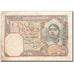 Tunisia, 5 Francs, 1921-1926, KM:8b, 1939-03-27, EF(40-45)