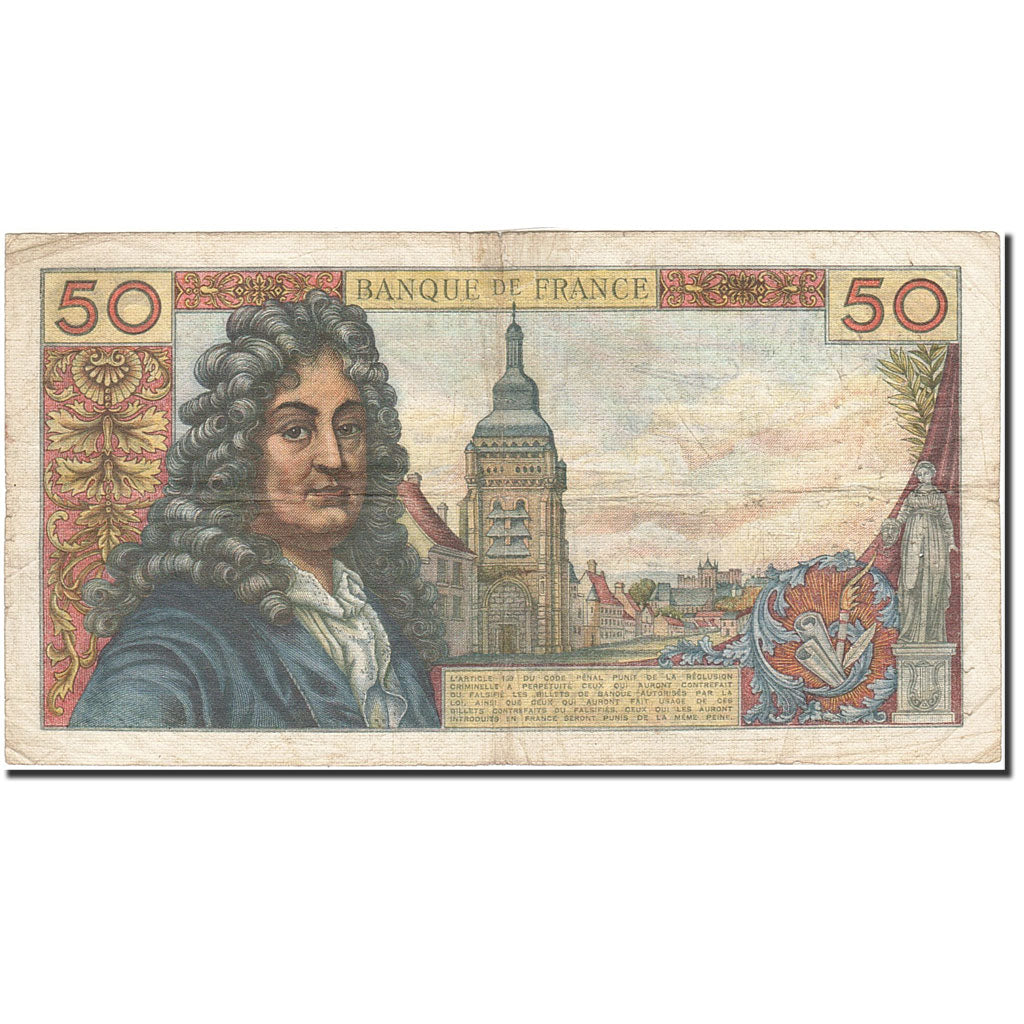 Francia, 50 Francs, 1962, KM:148a, 1962-11-08, BC, Fayette:64.2