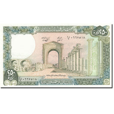 Billet, Lebanon, 250 Livres, 1964-1978, 1986, KM:67d, SPL+